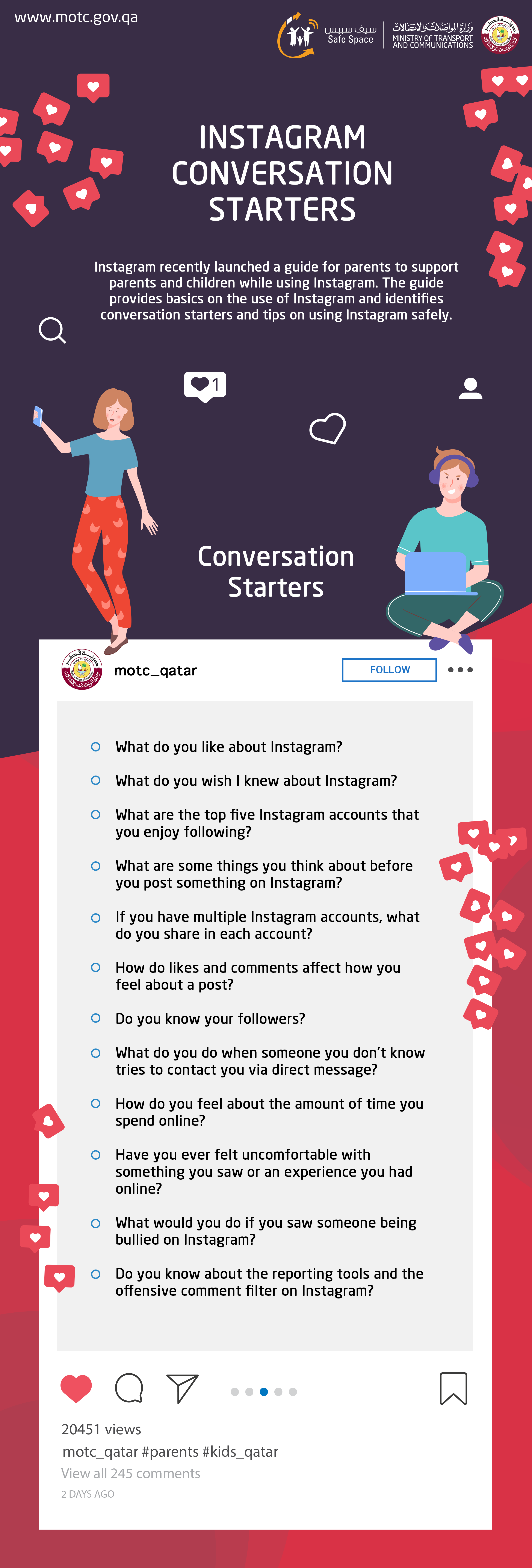 Instagram Conversation Starters | SafeSpace