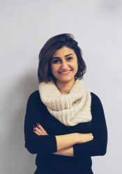 Nour Jurdi posing for the picture, arms crossed.