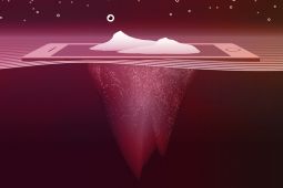 illustration of dark web and deep web.