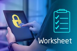 Someone is adjusting their online privacy settings on their tablet