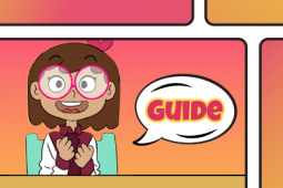 A girl is happy because she came up with a great idea.